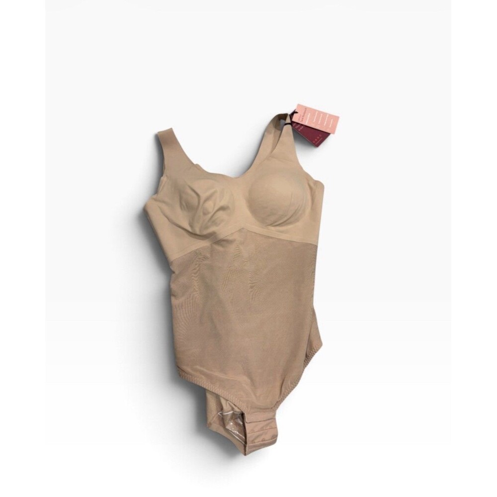 Honeylove Liftwear tank Bodysuit Sand Size 1X New